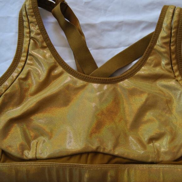 Fabletics Gold Sports Bra - Picture 2 of 5